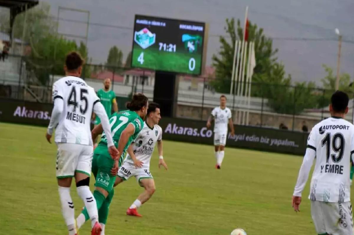 Iğdır FK, Kocaelispor’u 4-0 Yendi
