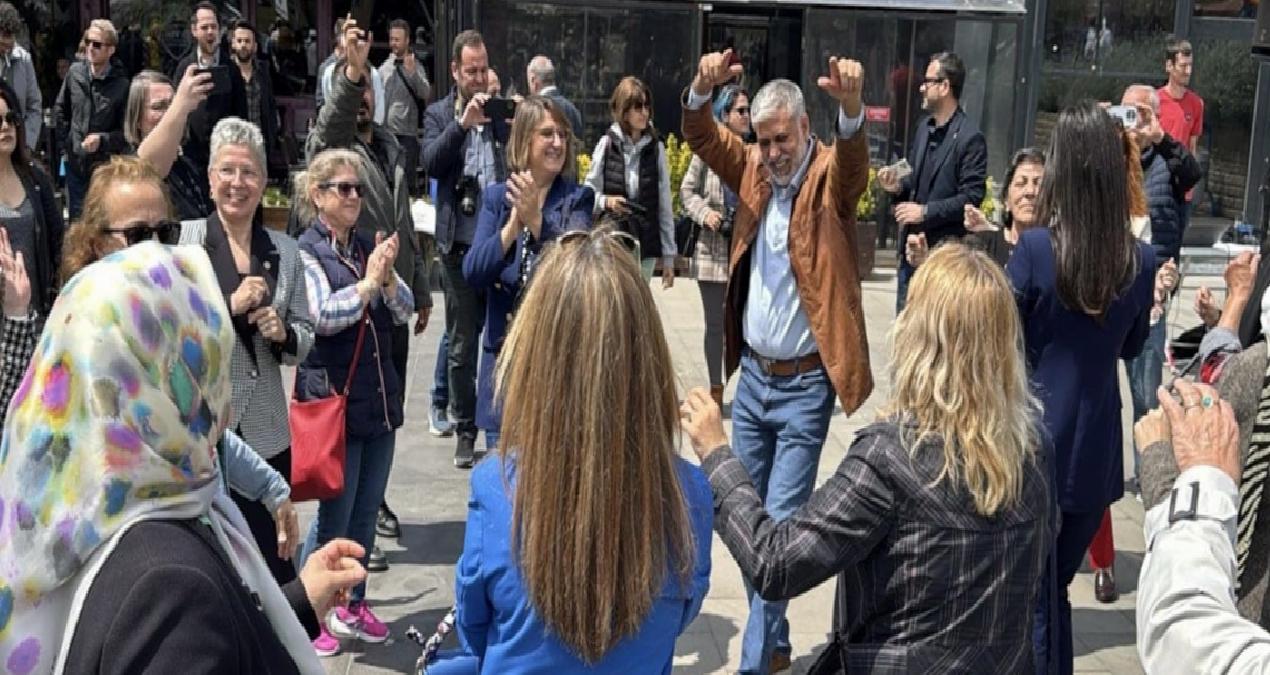 İhalenin iptal kararını göbek atarak kutladılar