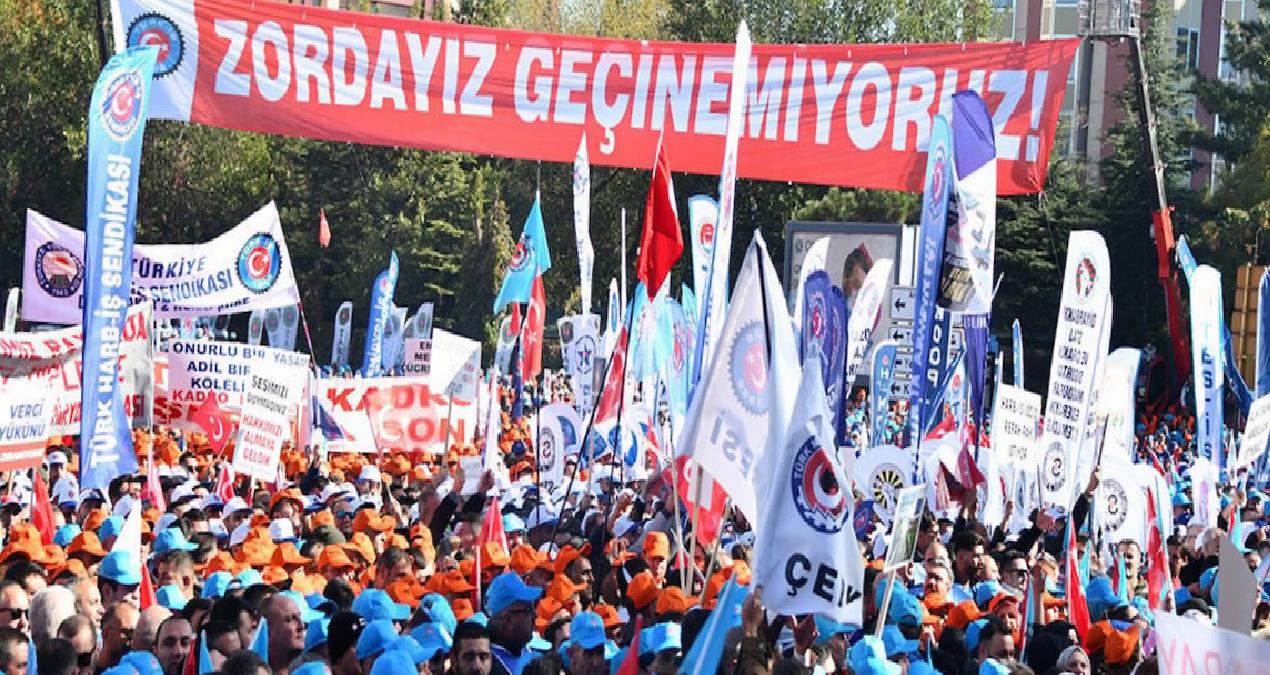 İktidarı protesto Türk-İş’ i korkuttu
