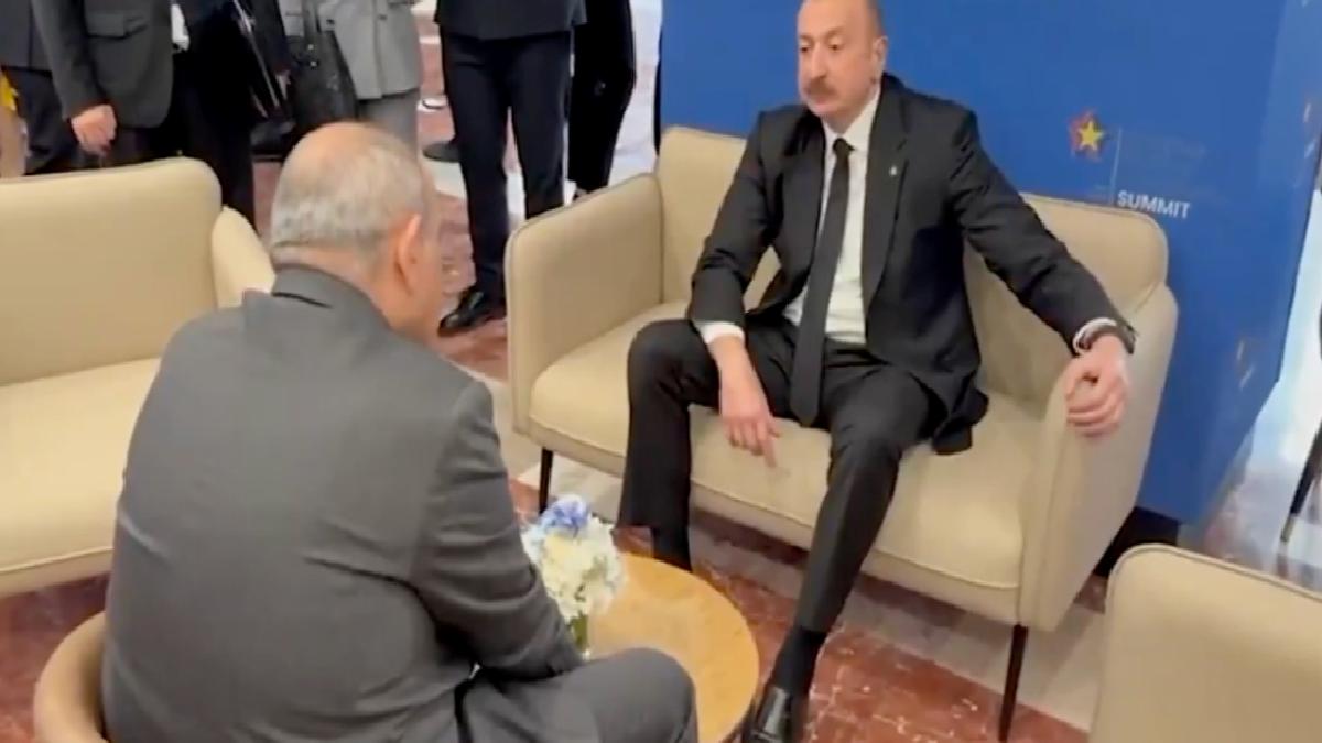 İlham Aliyev, Nikol Paşinyan ile bir araya geldi
