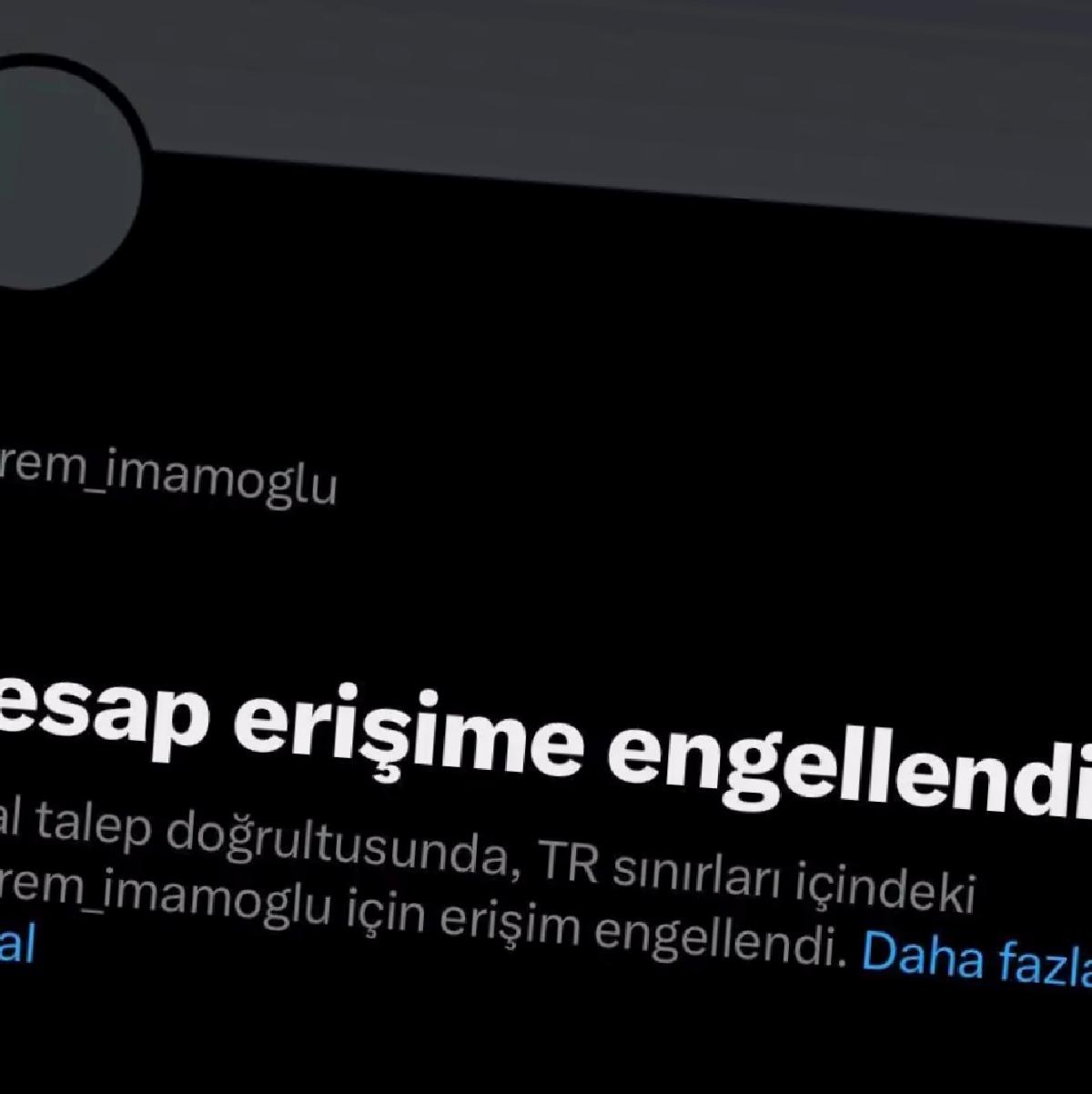 İmamoğlu’nun X Hesabına Erişim Engeli