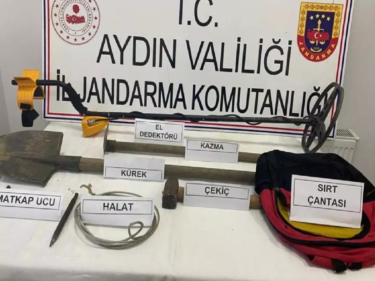 İncirliova’da Kaçak Kazıya Suçüstü Operasyonu
