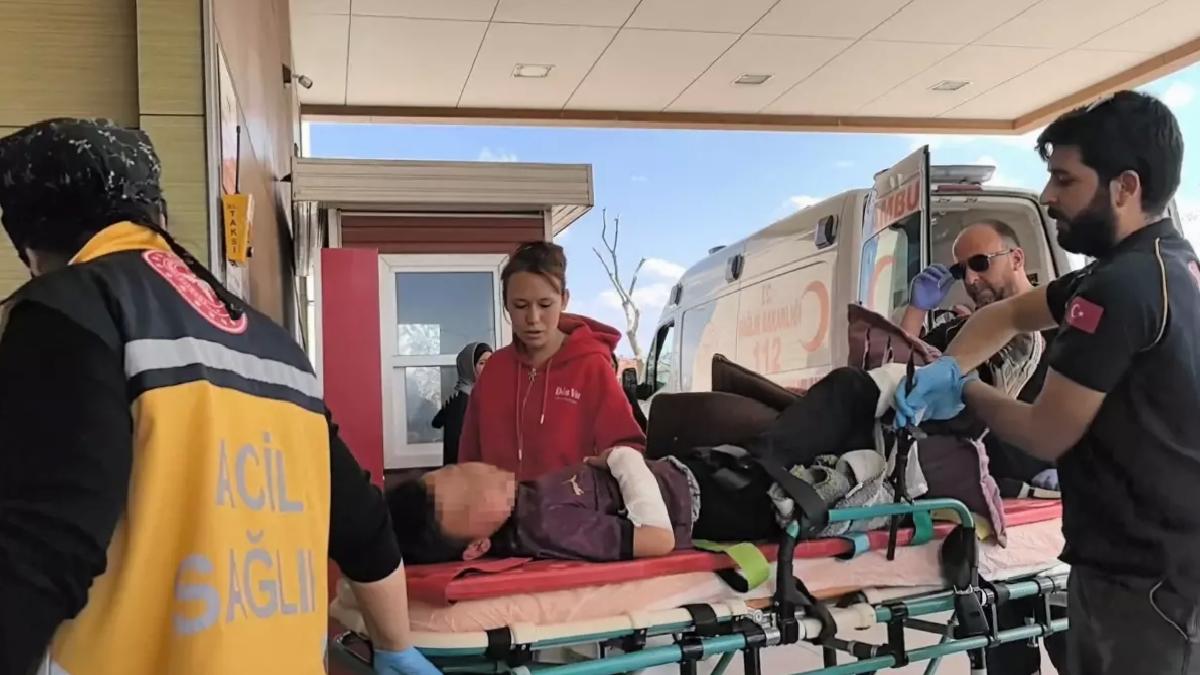 İnegöl’de Çocuk Korkuluk Demirine Saplandı
