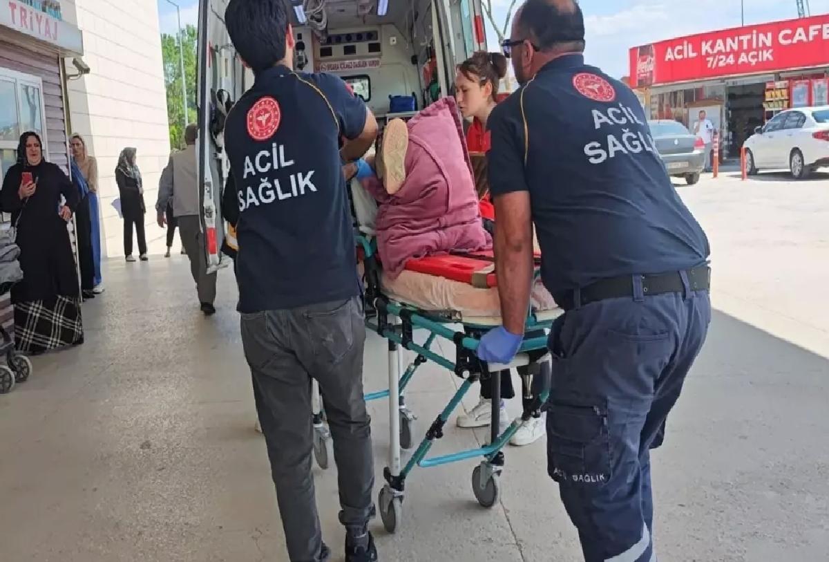 İnegöl’de Çocuk Korkuluk Demirine Saplandı