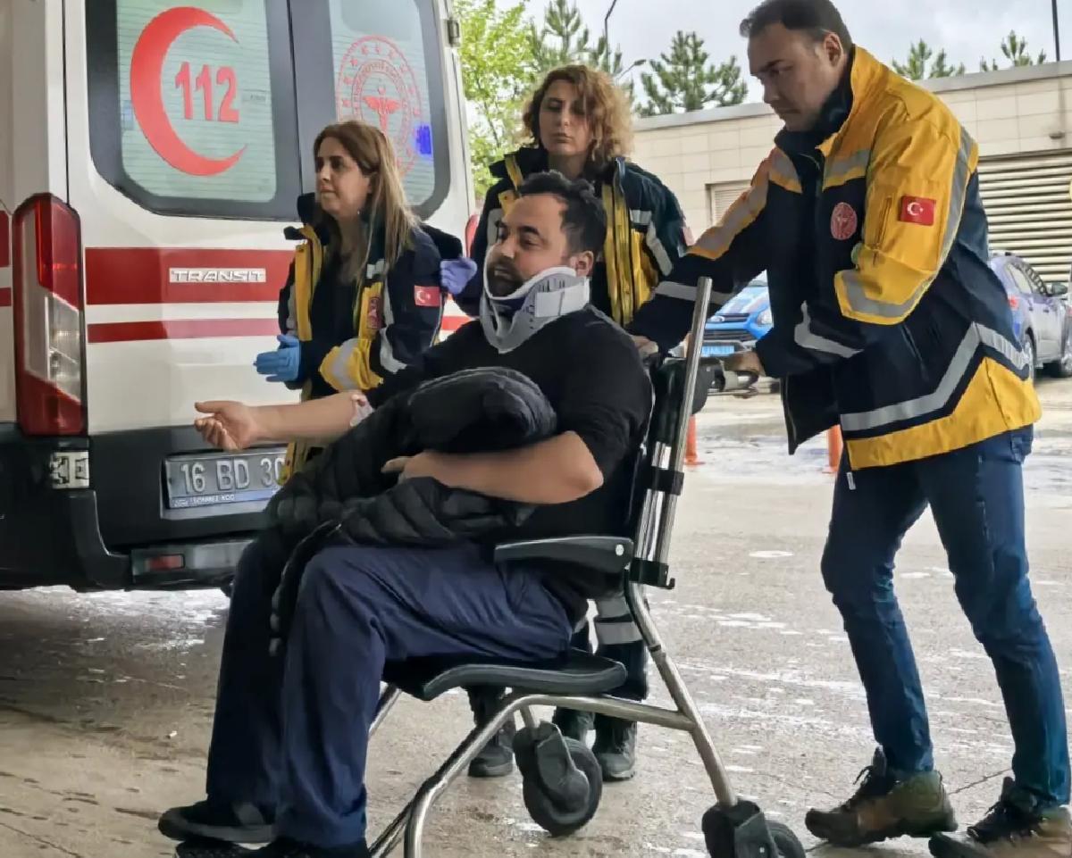 İnegöl’de Kaza: Sürücü Yaralandı