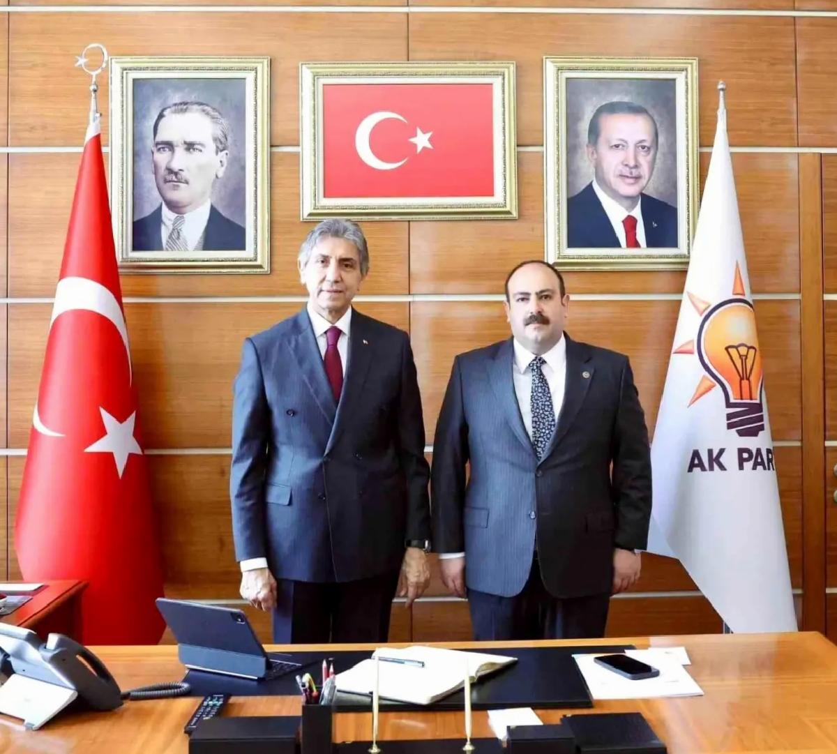 İnönü Belediye Başkanı Hamamcı, Ankara’da AK Parti Yöneticileriyle Görüştü