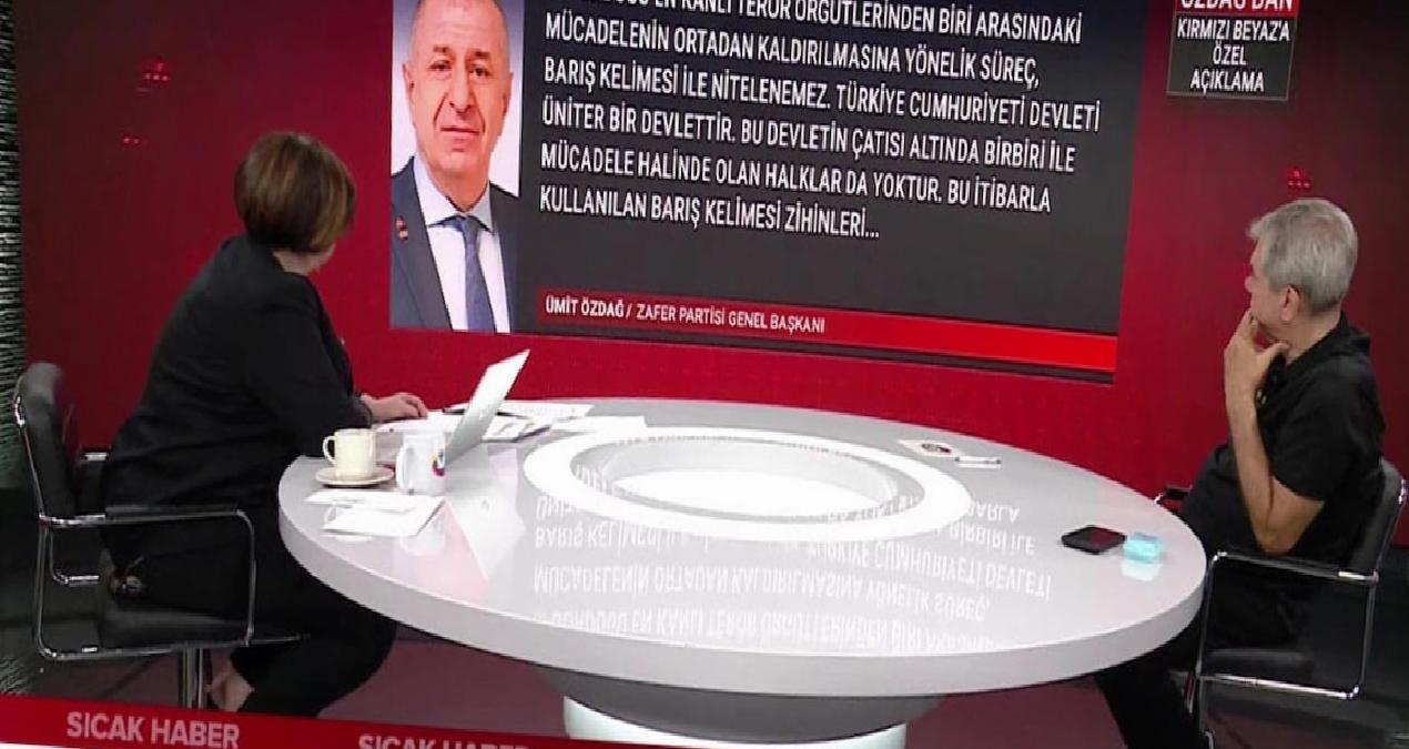 İpek Özbey canlı yayında okudu! Ümit Özdağ’dan fesih kararıyla ilgili çarpıcı sözler
