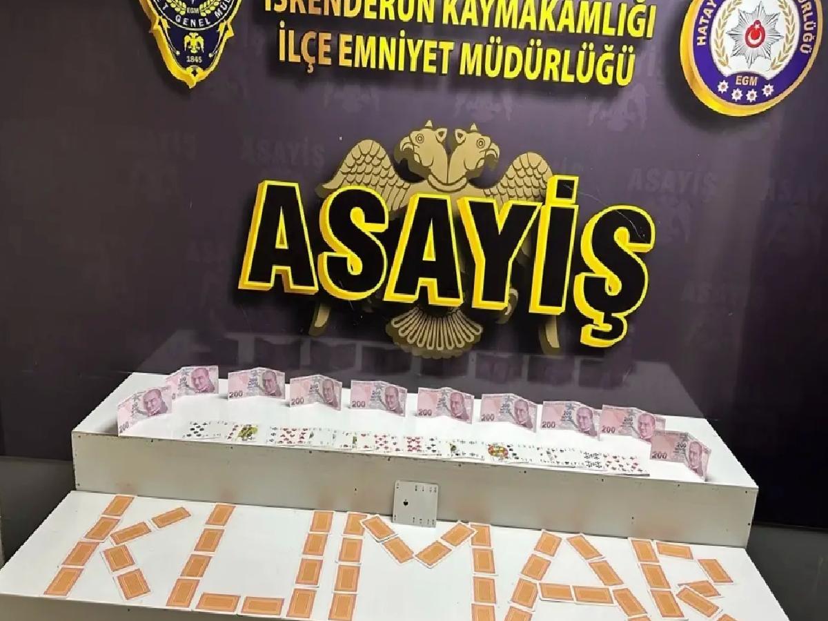 İskenderun’da Kumar Operasyonu: 3 Kişiye Ceza