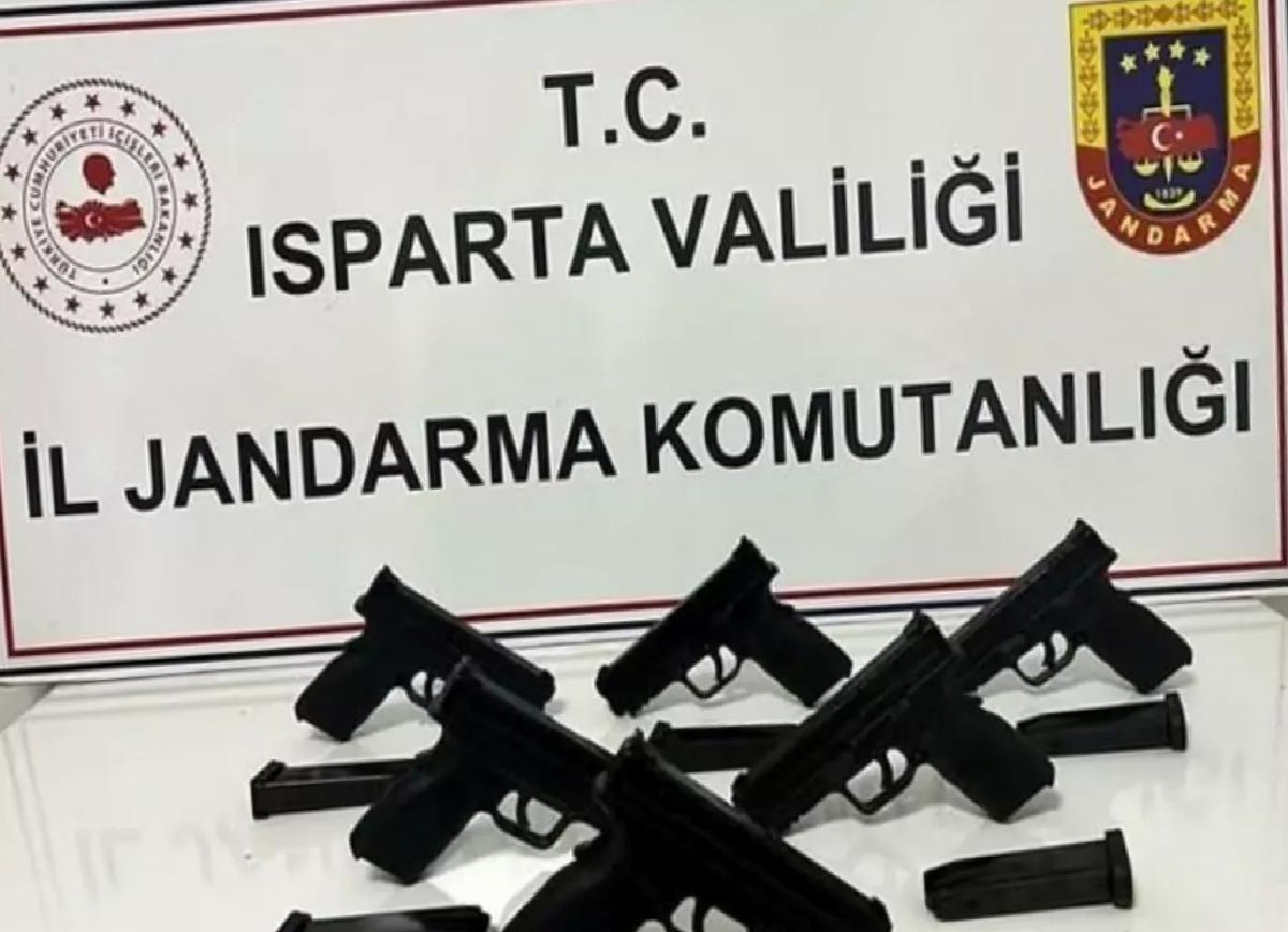 Isparta’da Ruhsatsız Silah Operasyonu