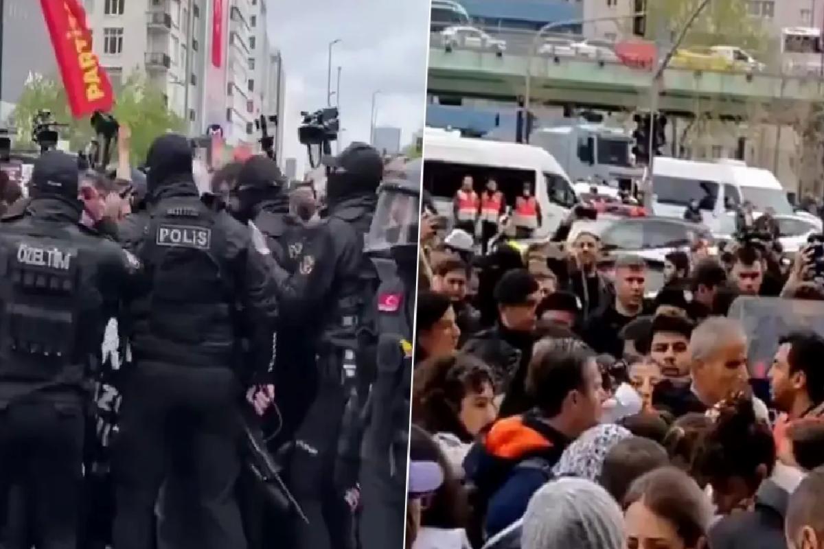 İstanbul’da 1 Mayıs gerginliği! Polis müdahale edince arbede yaşandı