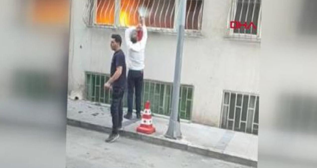 İstanbul’da apartman dairesinde yangın