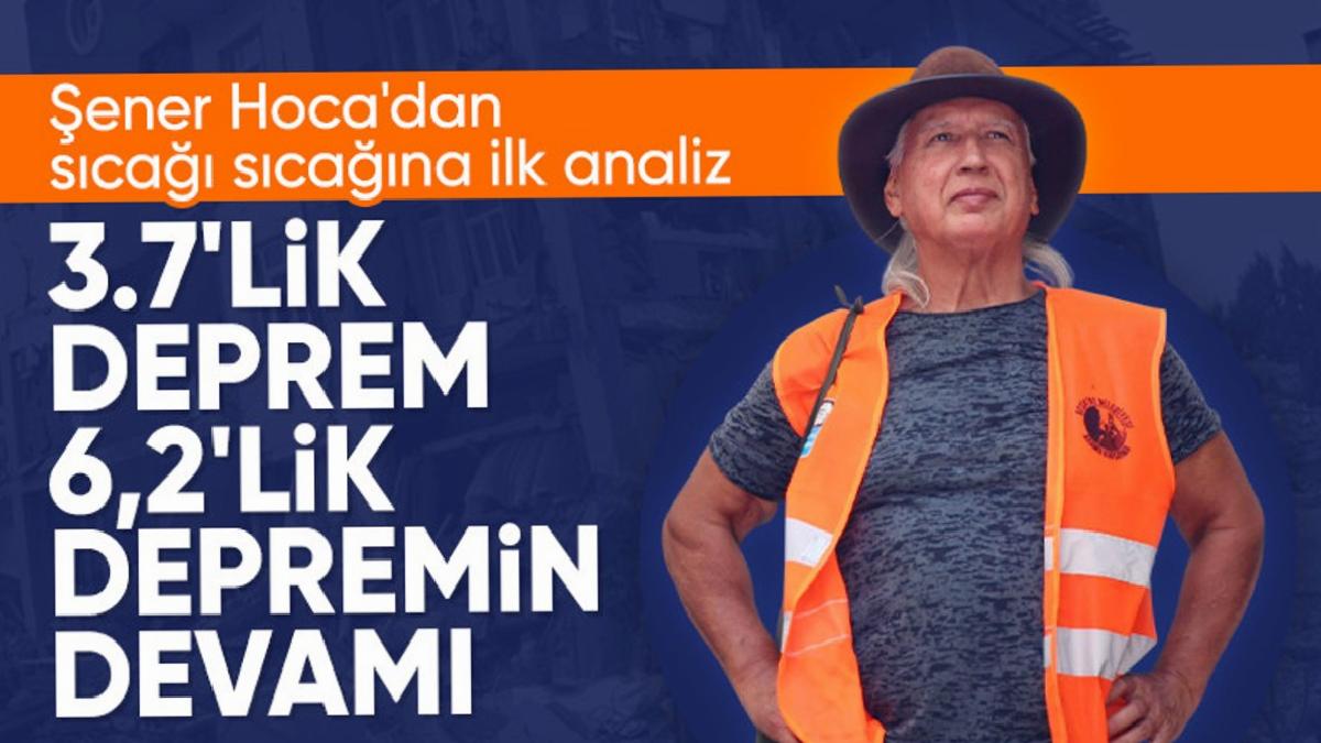 İstanbul’da hissedilen bir deprem oldu: Şener Üşümezsoy, tv1OO’e konuştu