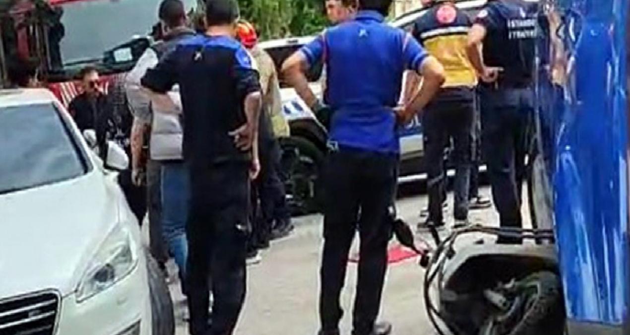 İstanbul’da kargo aracıyla motosiklet çarpıştı: 1 ağır yaralı