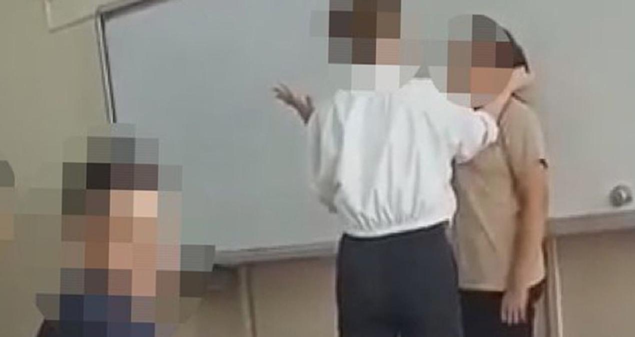 İstanbul’da öğretmen dehşeti: Kız öğrenciye şiddet kamerada