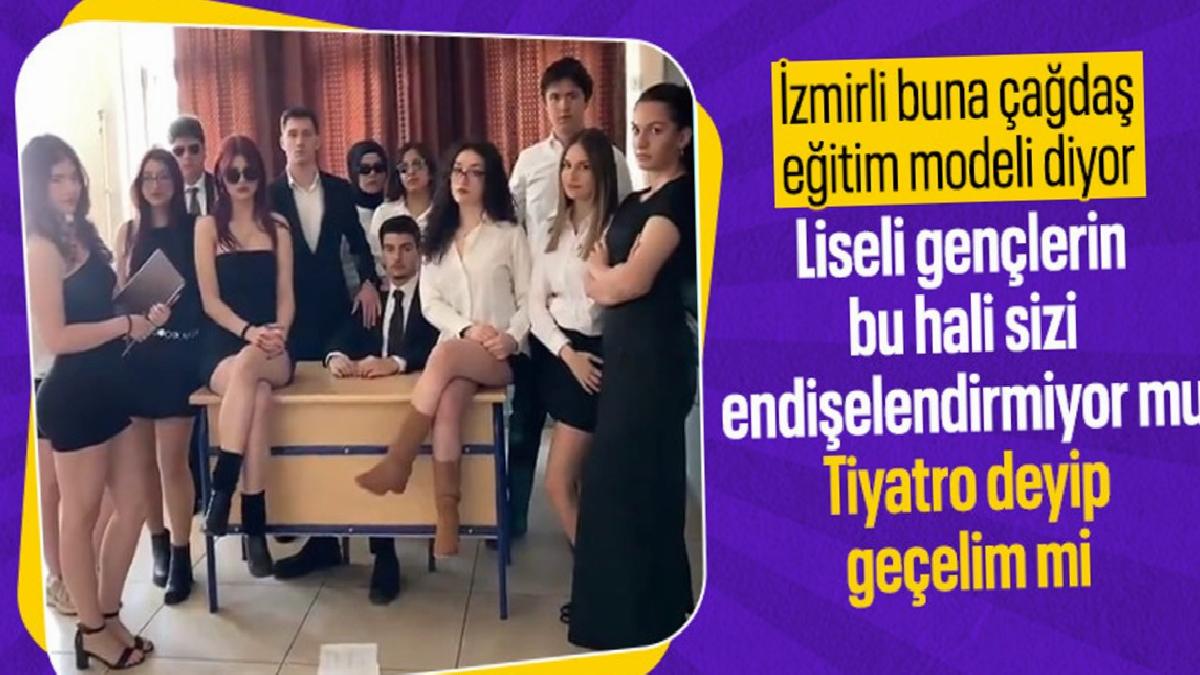 İzmir’de lisede gençlerin çektiği video tepkiye neden oldu