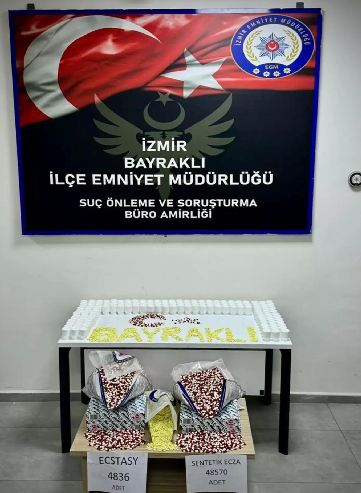 İzmir’de Sentetik Ecza Operasyonu
