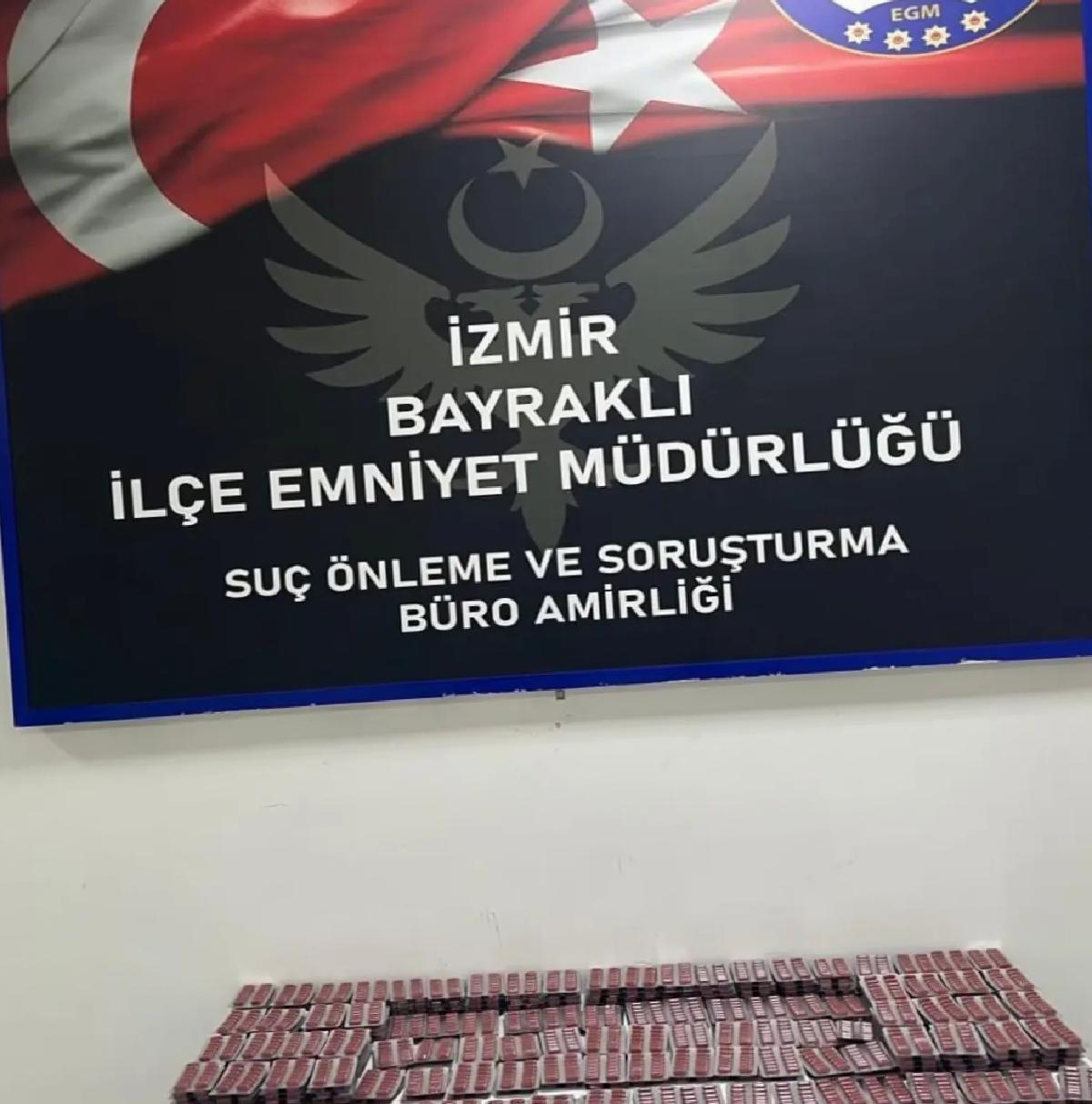 İzmir’de Uyuşturucu Operasyonu: 5 Bin Hap Ele Geçirildi
