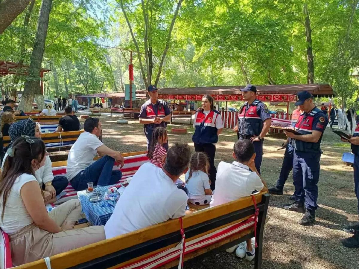 Jandarmadan Piknik Alanında Güvenlik Uyarısı