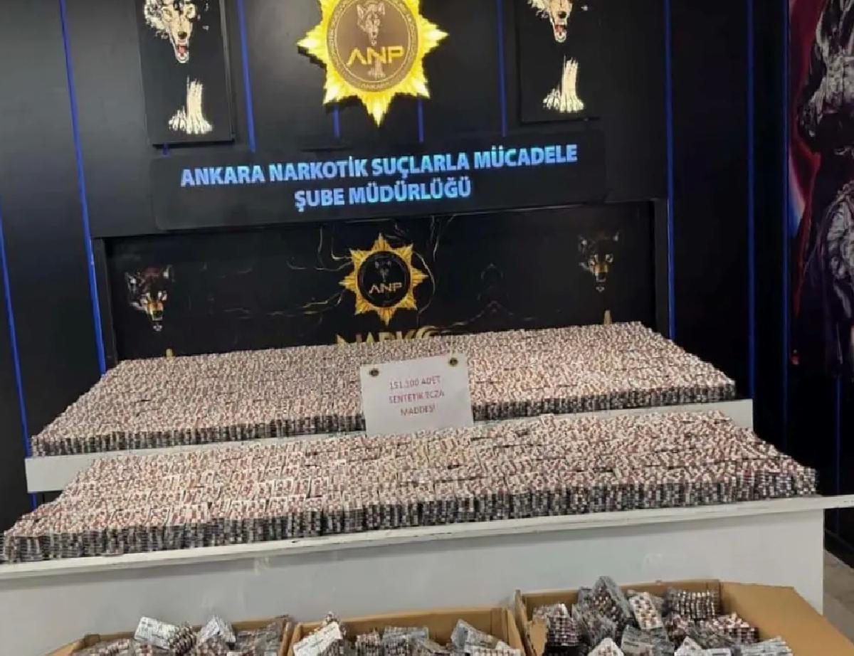 Kahramankazan’da Uyuşturucu Operasyonu