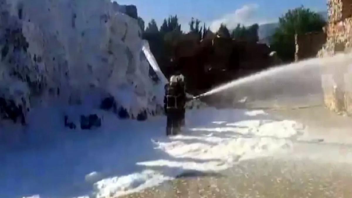Kahramanmaraş’ta Kağıt Fabrikası Yangını
