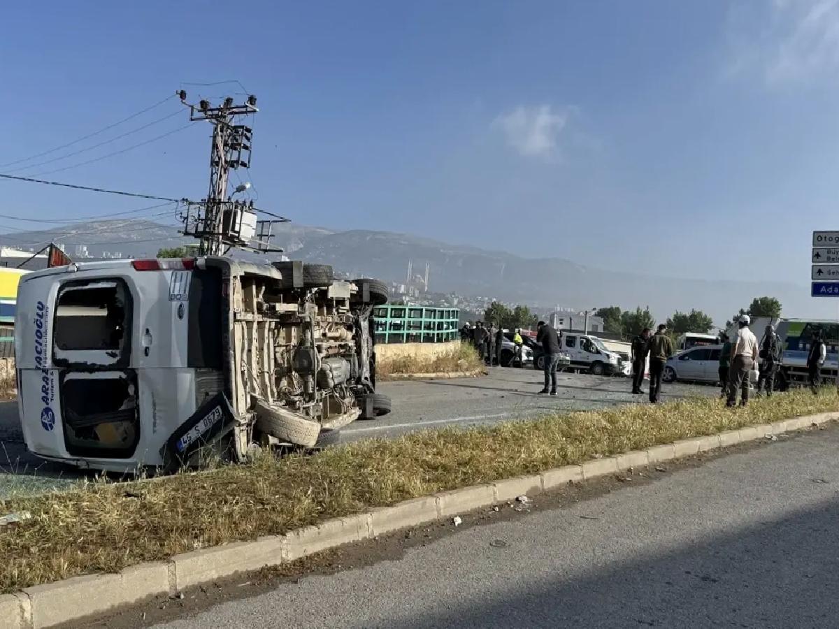 Kahramanmaraş’ta Trafik Kazası: 12 Yaralı