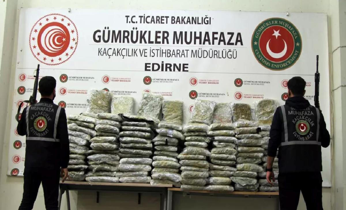 Kapıkule’de 234 kg Esrar Ele Geçirildi