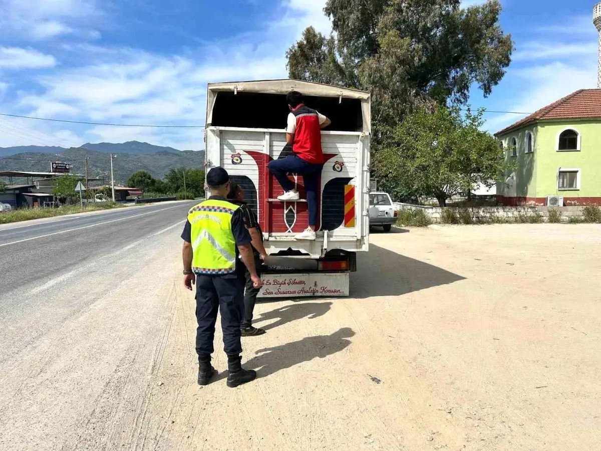 Karpuzlu’da Hayvan Nakil Denetimi