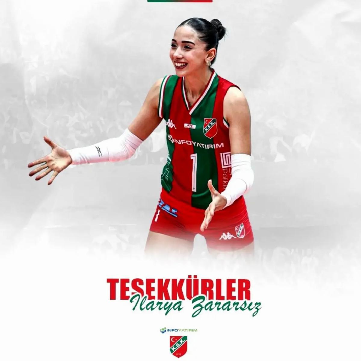 Karşıyaka Voleybol’dan İlarya Zararsız ile Ayrılık