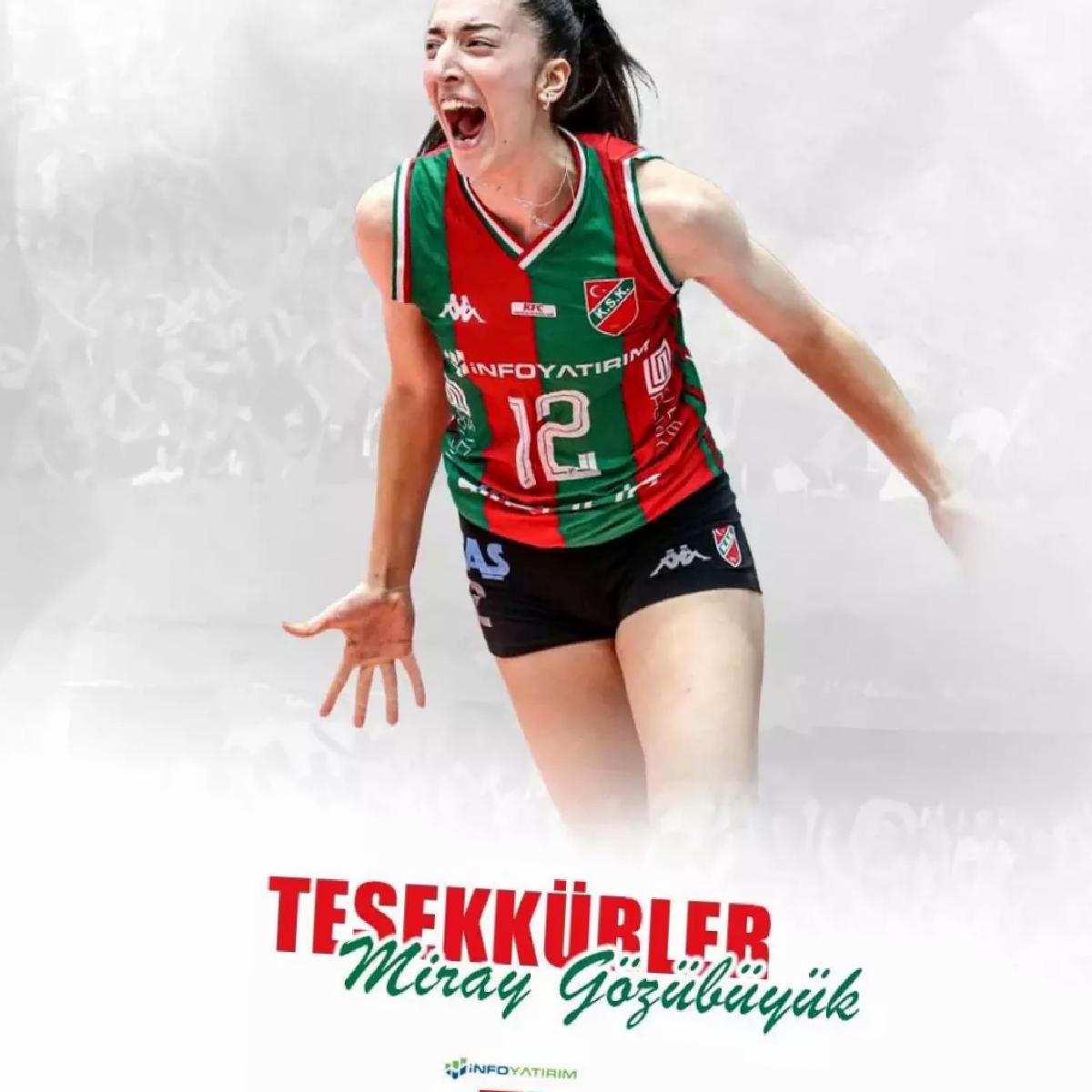Karşıyaka Voleybol’dan Miray Gözübüyük’e Veda