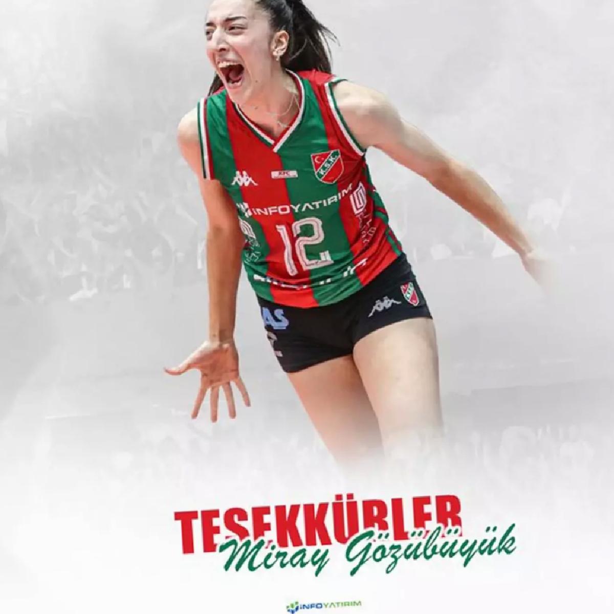 Karşıyaka’da 6. Ayrılık: Miray Gözübüyük