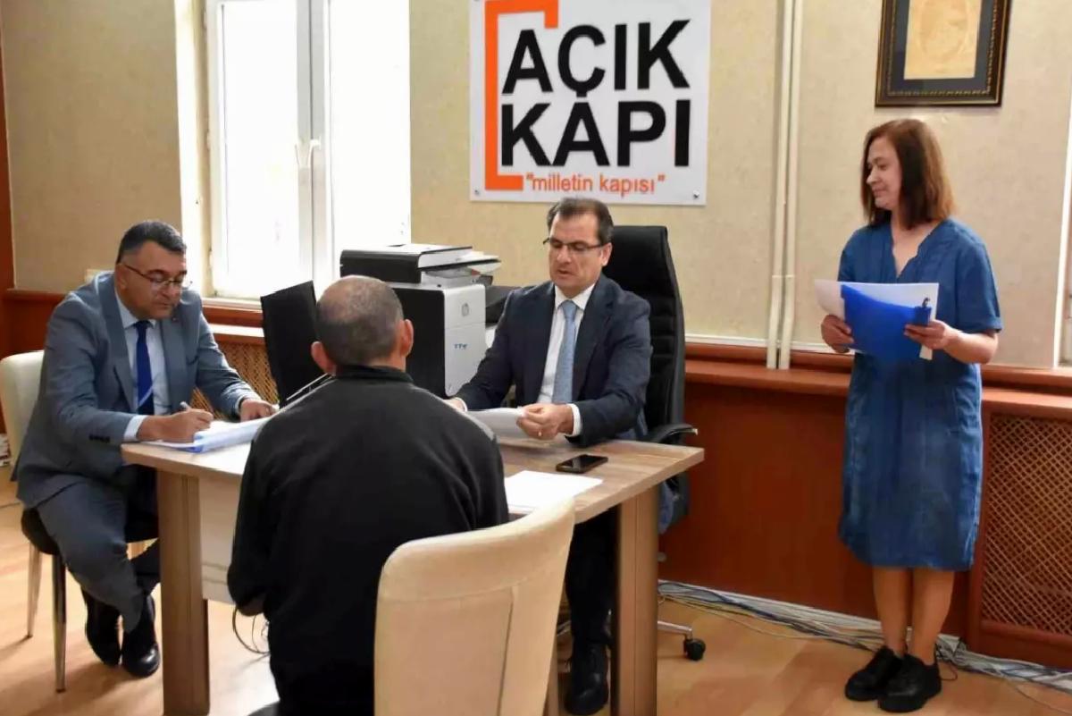 Kaymakam Güldoğan Açık Kapı’da Vatandaşları Dinledi