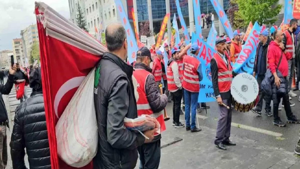 Kayseri’de 1 Mayıs İşçi Bayramı Coşkusu