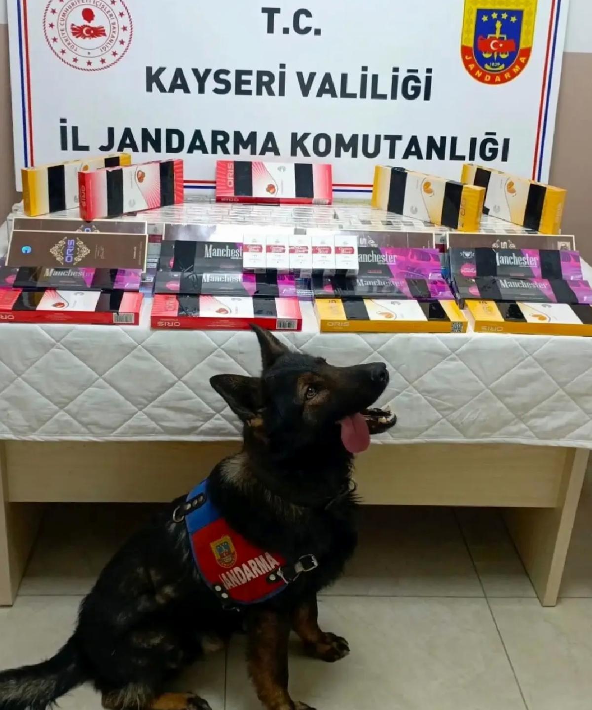 Kayseri’de 700 Paket Kaçak Sigara Ele Geçirildi