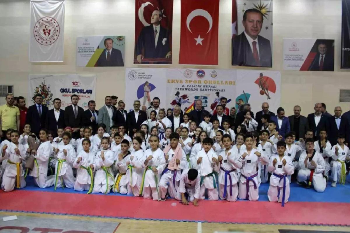Kayseri’de ERVA Spor Okulları Taekwondo Şampiyonası