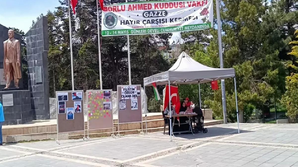 Kayseri’de Gazze İçin Hayır Panayırı