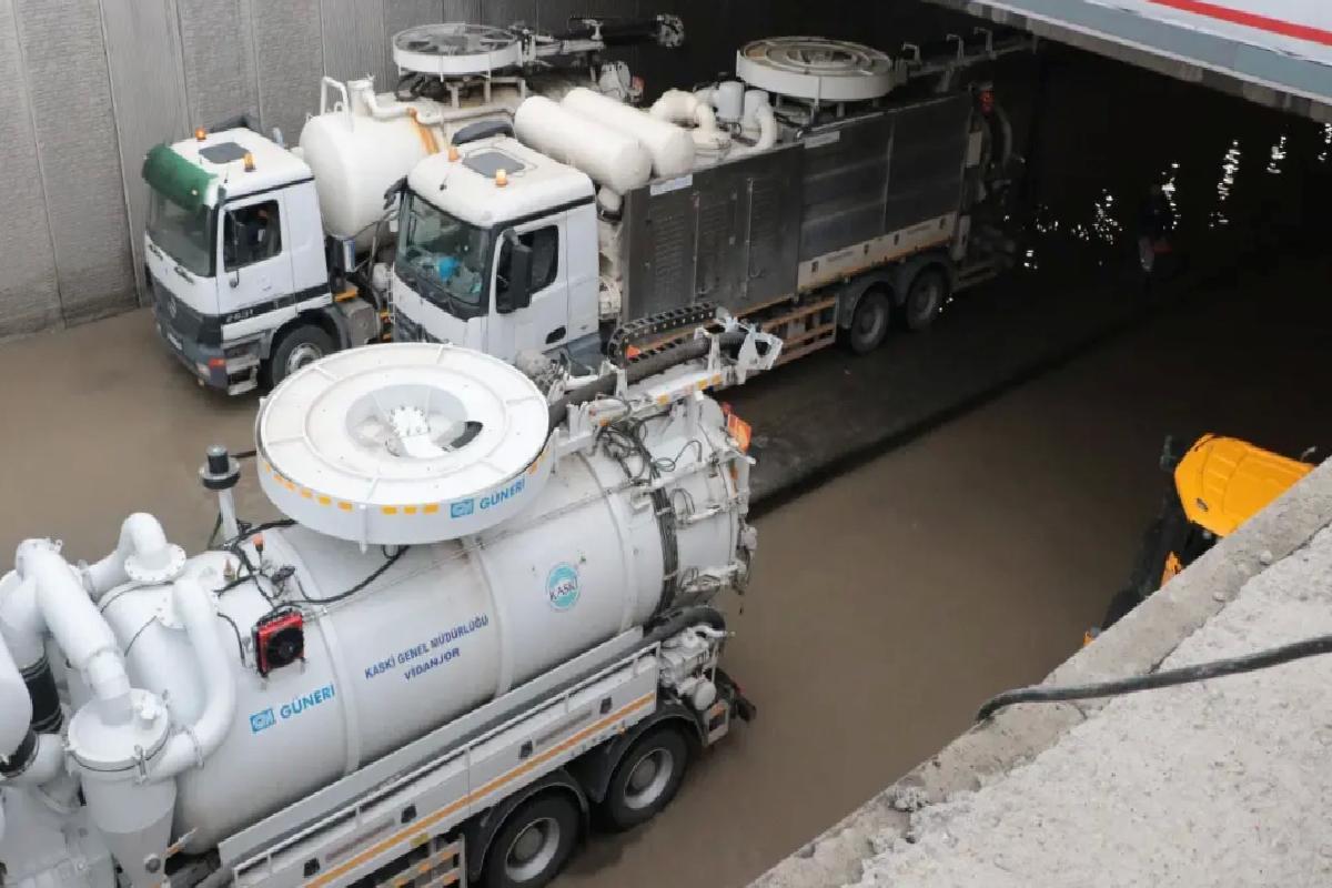 Kayseri’de Sağanak Su Baskınlarına Neden Oldu