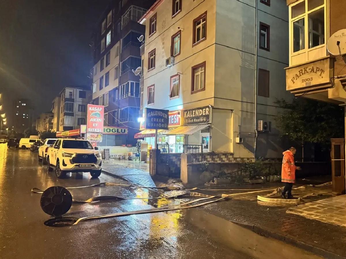 Kayseri’de Sağanak Yağış