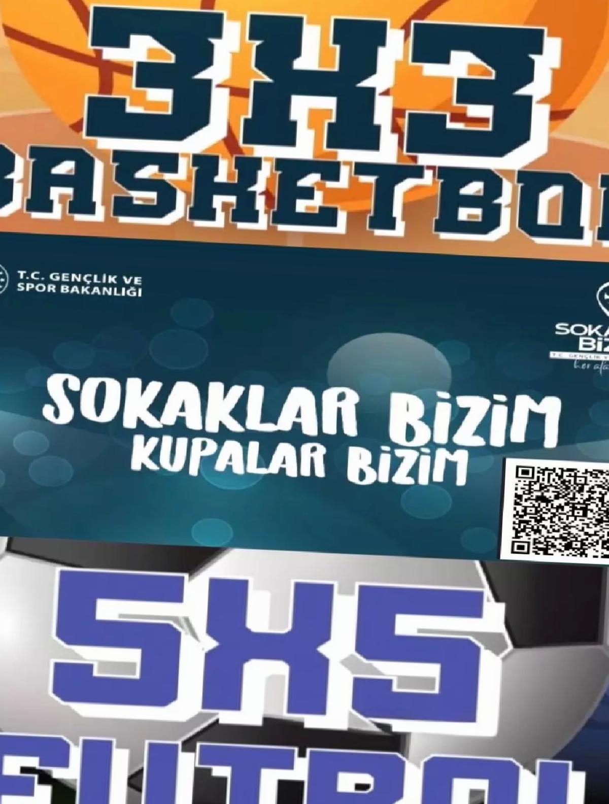 Kayseri’de Sokaklar Bizim Futbol ve Basketbol Kupası Başlıyor