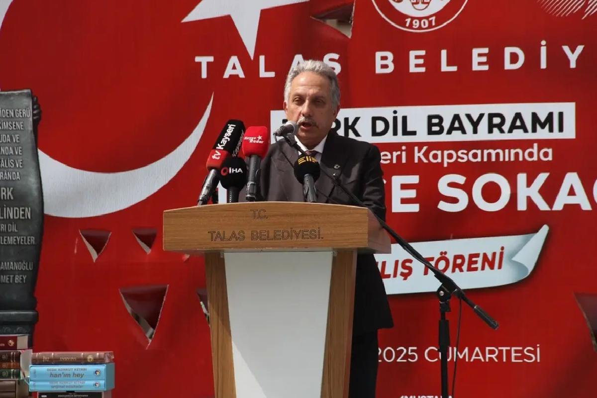 Kayseri’de Türkçe Sokağı Açıldı