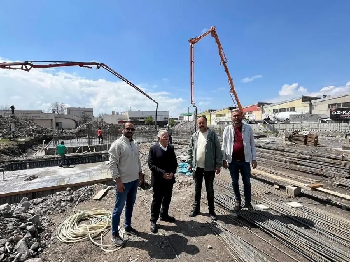 Kayseri’de Yeni Cami İnşaatı İncelendi