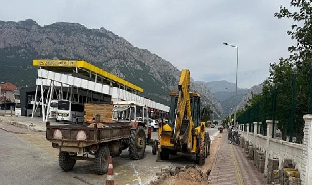 Kemer’de altyapı çalışmaları