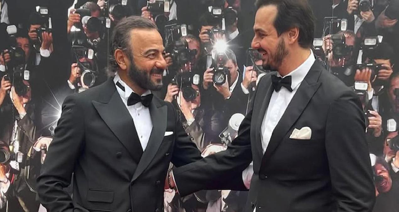 Kerem Alışık oğluyla Cannes’a gitti