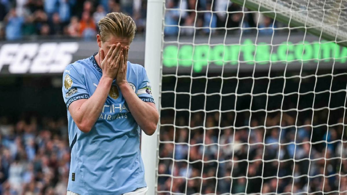 Kevin De Bruyne son maçında inanılmaz bir gol kaçırdı