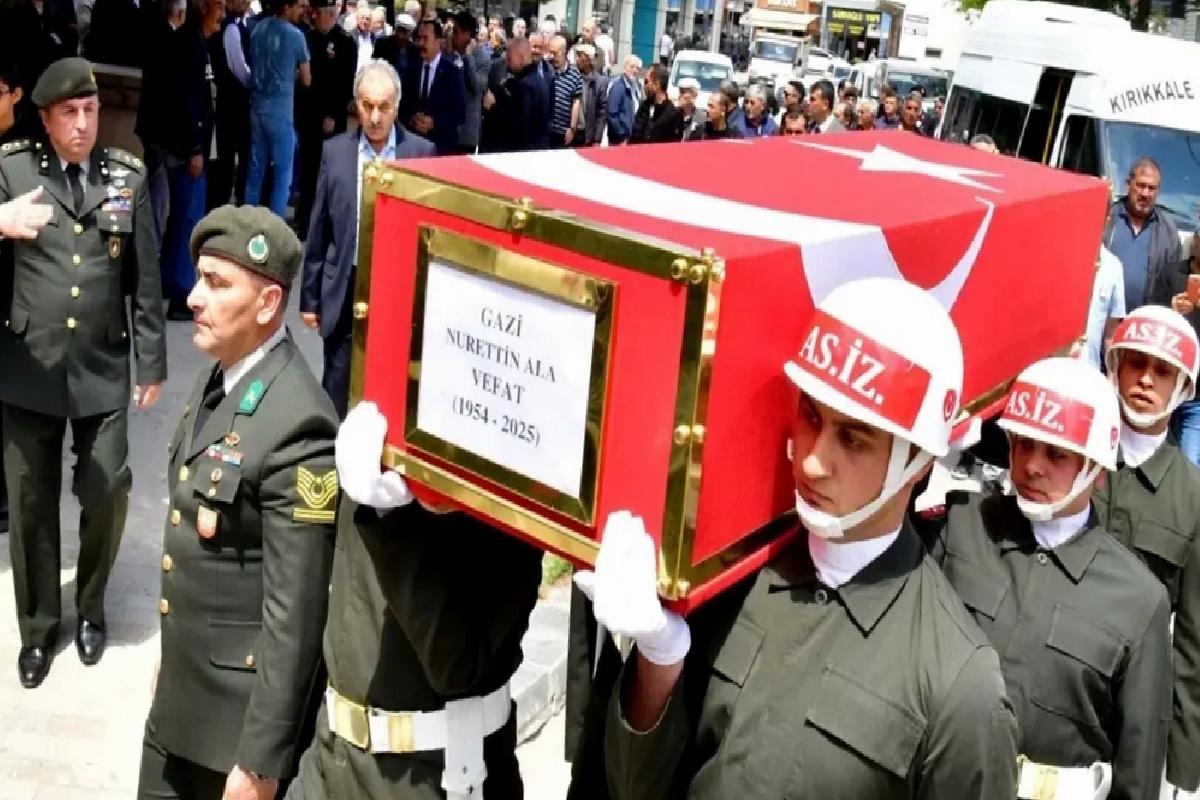 Kıbrıs Gazisi Nurettin Ala Son Yolculuğuna Uğurlandı