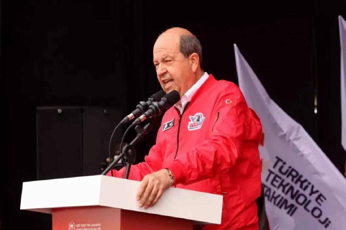 KKTC Cumhurbaşkanı Tatar: “Türkiye’nin gücüyle, milli savunma sanayisinin başarılarıyla buradaki milli egemenliğimizi bir kez daha hep birlikte…