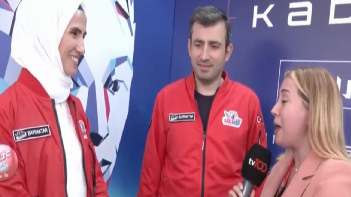 KKTC’de TEKNOFEST heyecanı: Selçuk Bayraktar ve eşi Sümeyye Erdoğan Bayraktar tv100’e konuştu