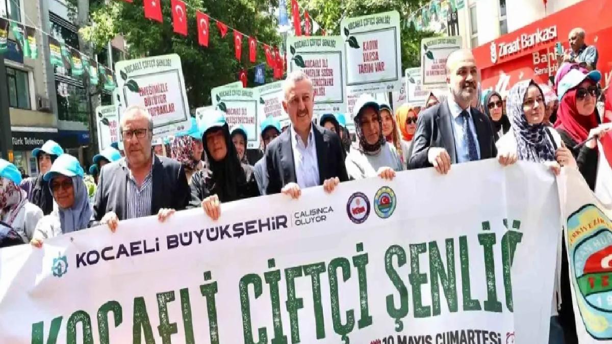 Kocaeli’de 10. Çiftçi Şenliği Coşkuyla Başladı