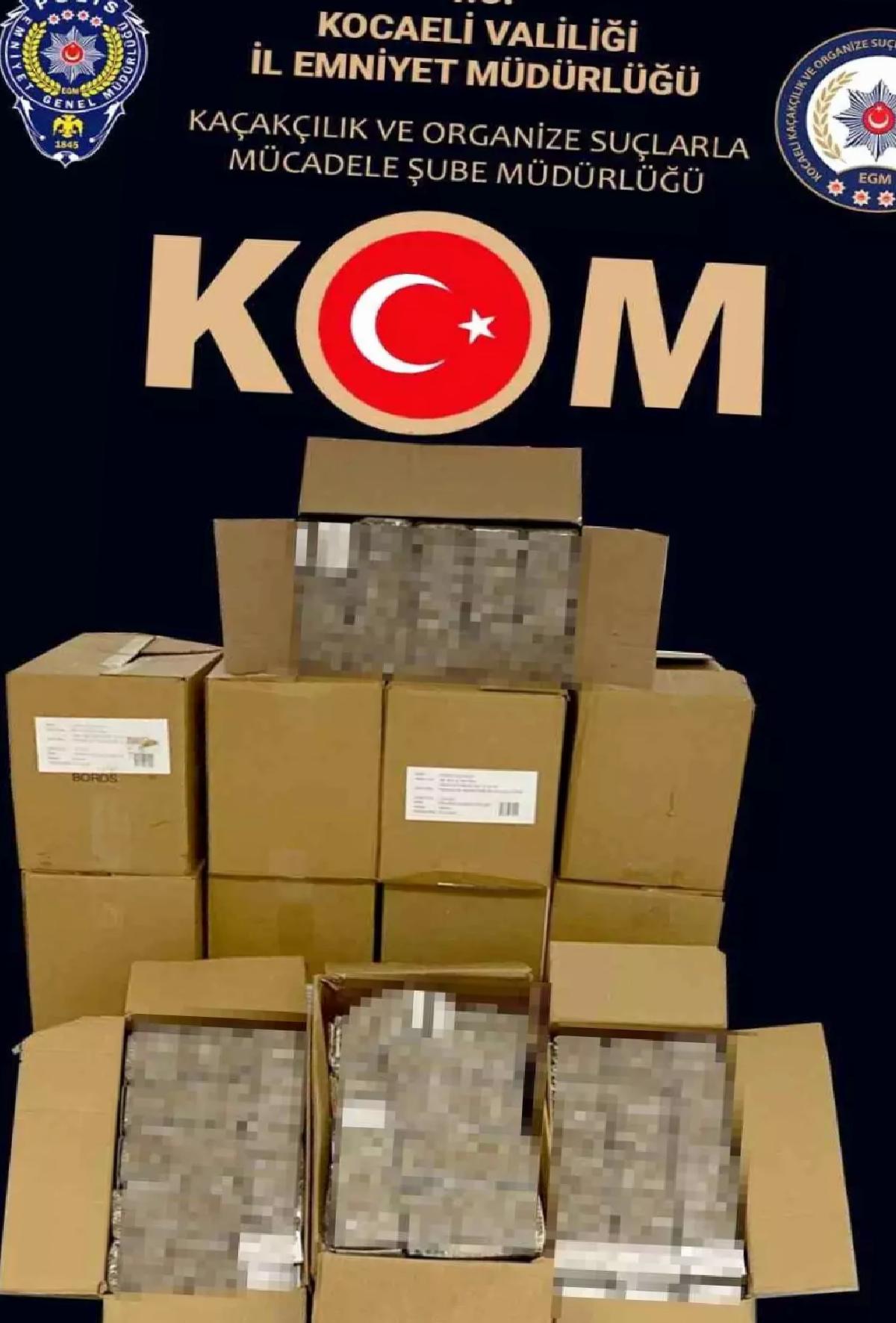 Kocaeli’de 150 Bin Doldurulmuş Makaron Ele Ge geçirildi
