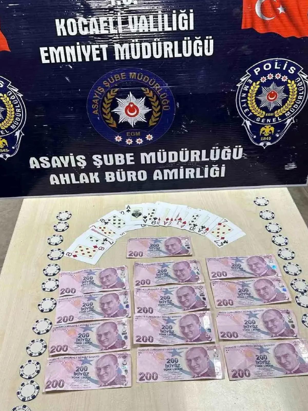Kocaeli’de Kumar Denetimi: 3 Kişiye Cezası