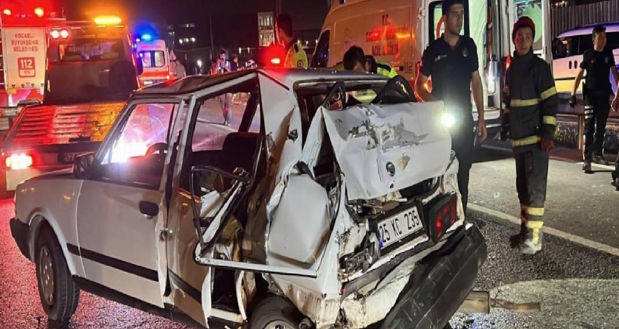 Kocaeli’de trafik kazasında 5 kişi yaralandı